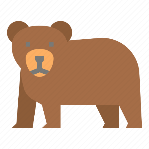 Bear, animal, animals, zoo, wild, camping, polar icon - Download on Iconfinder