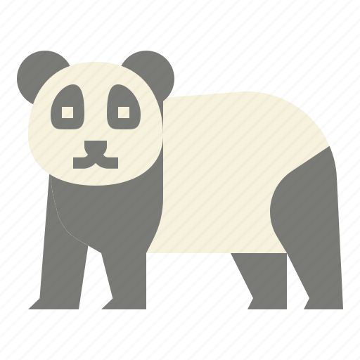 Panda, bear, animal, animals, wildlife, zoo, wild icon - Download on Iconfinder