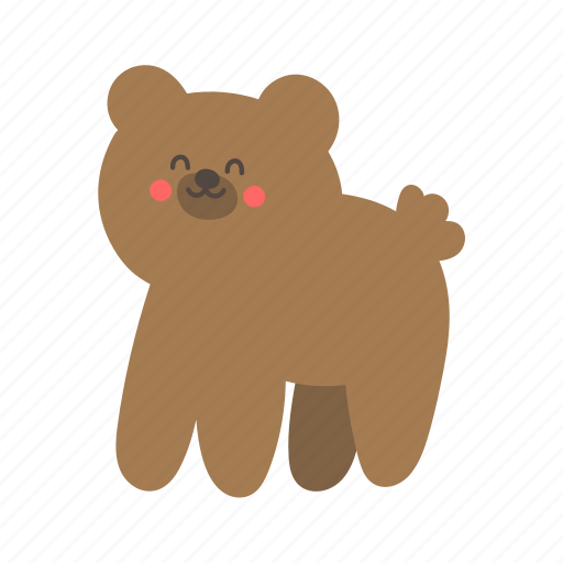 Bear, teddy, cute, cartoon, animal, pet icon - Download on Iconfinder