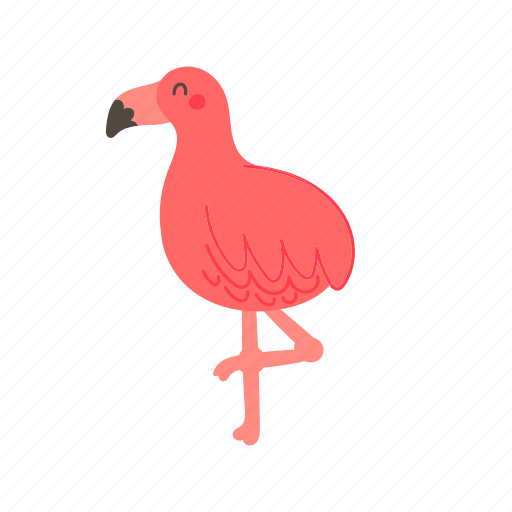 Flamingo, pink, cute, bird, avatar, wild icon - Download on Iconfinder