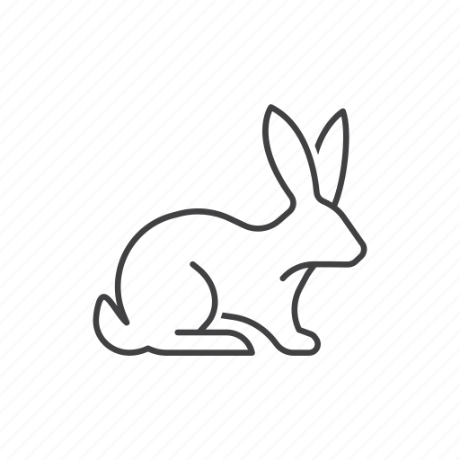 Rabbit, bunny, animal, easter, wild, pet, zoo icon - Download on Iconfinder