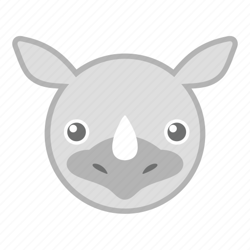 Rhino, rhinoceros, wild, zoo icon - Download on Iconfinder