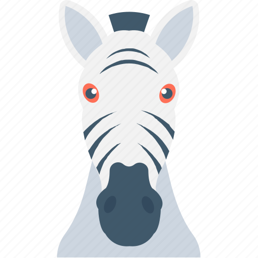 Animal, mammal, zebra, zebra head, zoo icon - Download on Iconfinder