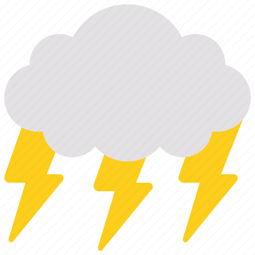 Lightning, cloud, weather, bad, thunder icon - Download on Iconfinder