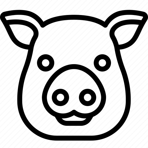Pig, animal, kingdom, mammal, zoo icon - Download on Iconfinder