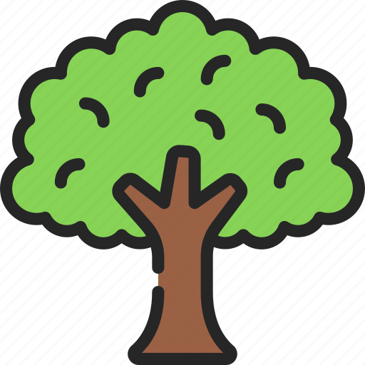 Bushy, tree, forest, plant, trees icon - Download on Iconfinder