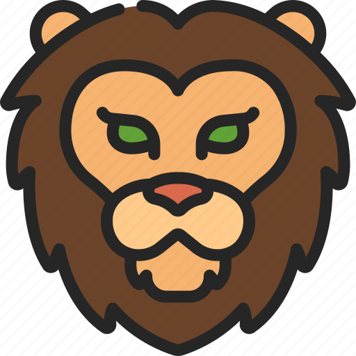 Lion, animal, kingdom, mammal, zoo icon - Download on Iconfinder
