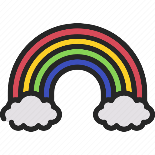 Rainbow, sky, weather, rainbows, natural icon - Download on Iconfinder