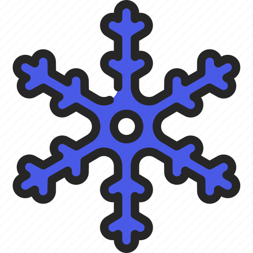 Snow, flake, snowing, falling, weather icon - Download on Iconfinder