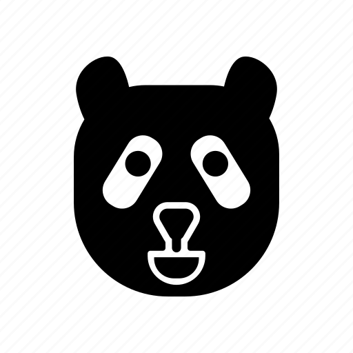 Animal, bear, cartoon, cute, face, logo, panda icon - Download on Iconfinder