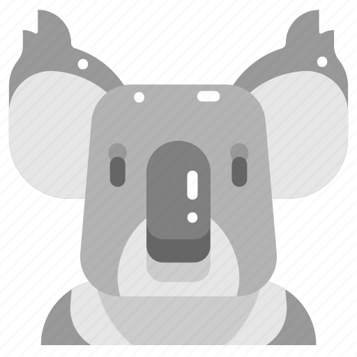 Animals, head, koala, mammal, marsupial, wildlife, zoo icon - Download on Iconfinder