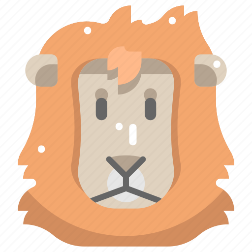 Animal kingdom, animals, head, lion, mammal, wild life, zoo icon - Download on Iconfinder