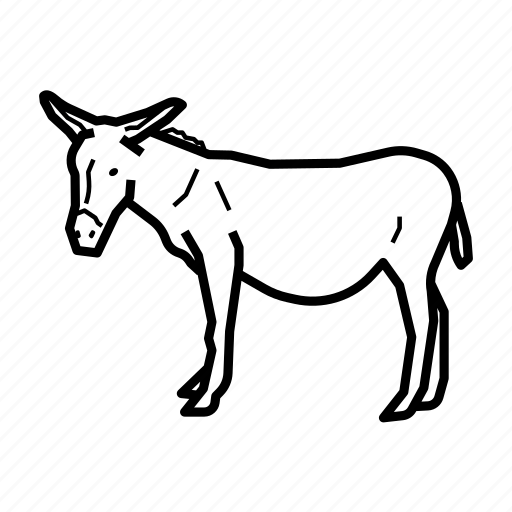 Donkey, mule, jack icon - Download on Iconfinder
