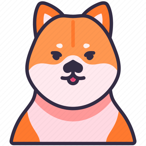 Animal, avatar, pet, creature, dog, shiba, inu icon - Download on Iconfinder
