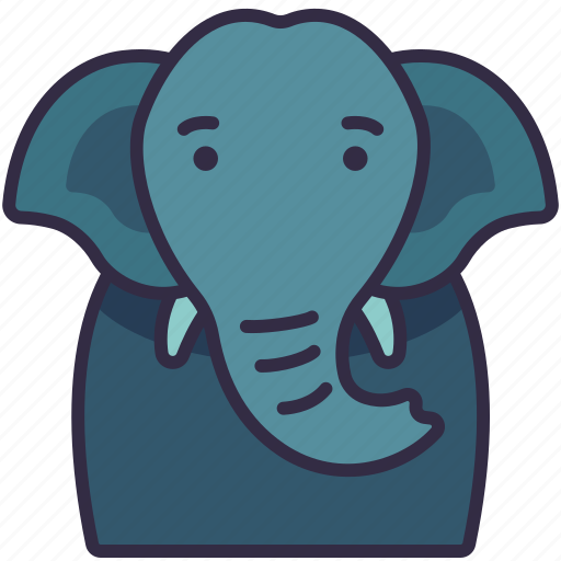 Elephant, animal, creature, wildlife, character icon - Download on Iconfinder