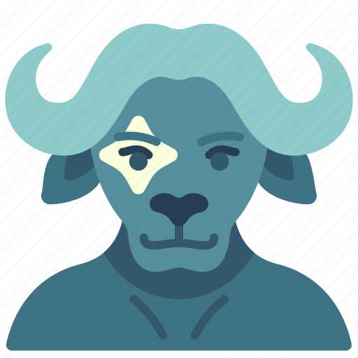 Buffalo, animal, avatar, pet, creature, horn, character icon - Download on Iconfinder