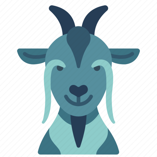 Goat, animal, pet, farm, character, avatar icon - Download on Iconfinder