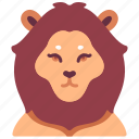 lion, animal, wildlife, creature, character, avatar
