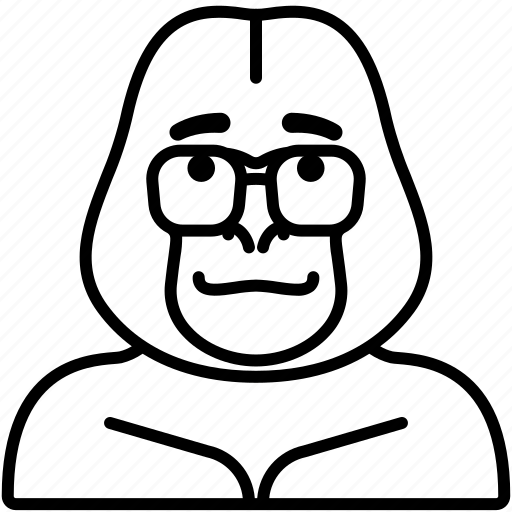 Gorilla, monkey, animal, pet, creature, avatar, character icon - Download on Iconfinder