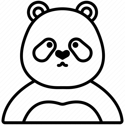 Panda, bear, animal, creature, fluffy, character icon - Download on Iconfinder