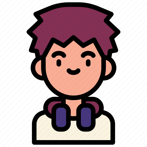 Anime, japan, uniform, cute, student, school, boy icon - Download on Iconfinder