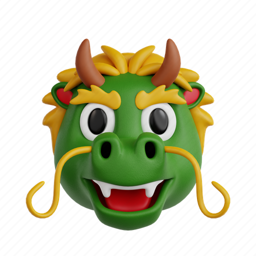Dragon, 3d icon, 3d illustration, 3d render, cartoon, animal emoji, emoji 3D illustration - Download on Iconfinder