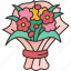 bouquet, flower, blossom, romantic, wedding 