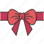 ribbon, bow, gift, present, decoration 