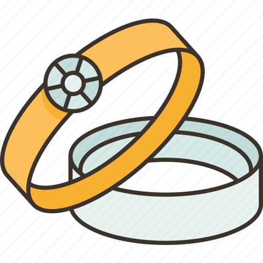 Wedding, rings, engagement, marriage, romance icon - Download on Iconfinder