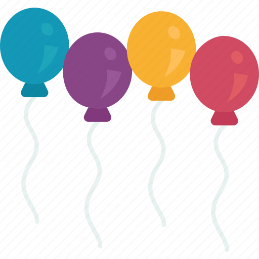 Balloons, celebration, party, anniversary, decoration icon - Download on Iconfinder