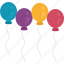 balloons, celebration, party, anniversary, decoration 