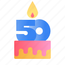 cake, anniversary, badge, candle, years