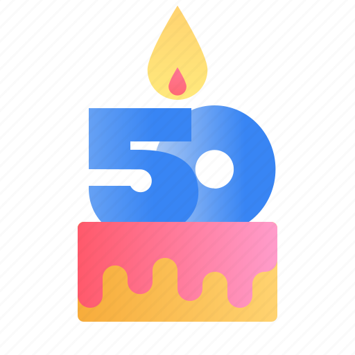 Cake, anniversary, badge, candle, years icon - Download on Iconfinder