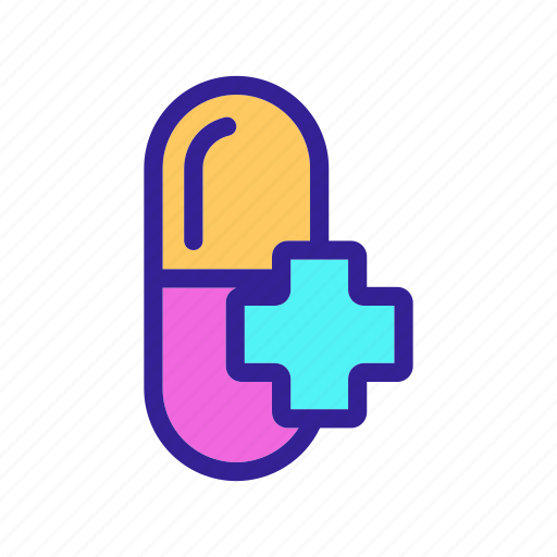 Antibiotic, contour, health, medical, medicine icon - Download on Iconfinder