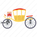 bridal carriage, buggy, carriage ride, medieval carriage, sedan chair