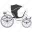 cabrio, cabriolet carriage, horse buggy, horse cart., vintage transport 