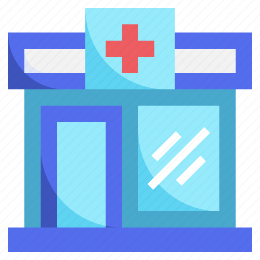 Clinic, healthcare, architecture, health, hospital, building icon - Download on Iconfinder