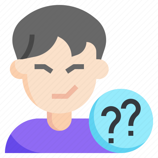 Confused, question, how, curious, mental icon - Download on Iconfinder