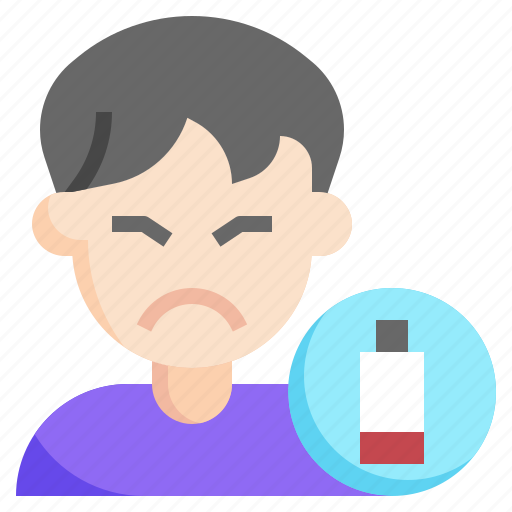 No, energy, healthcare, medical, miscellaneous, depressed icon - Download on Iconfinder