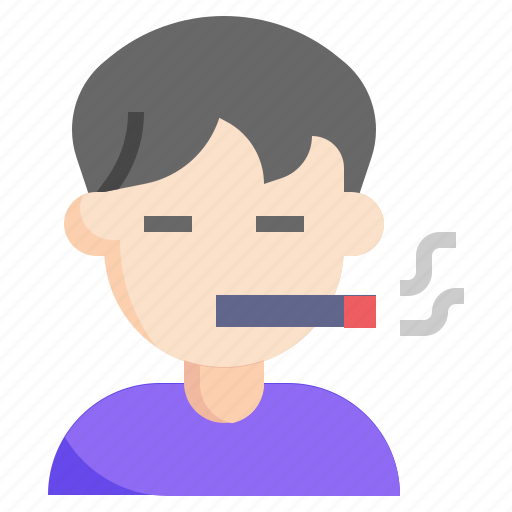Smoking, cigarette, bad, habits, addiction, nicotine icon - Download on Iconfinder
