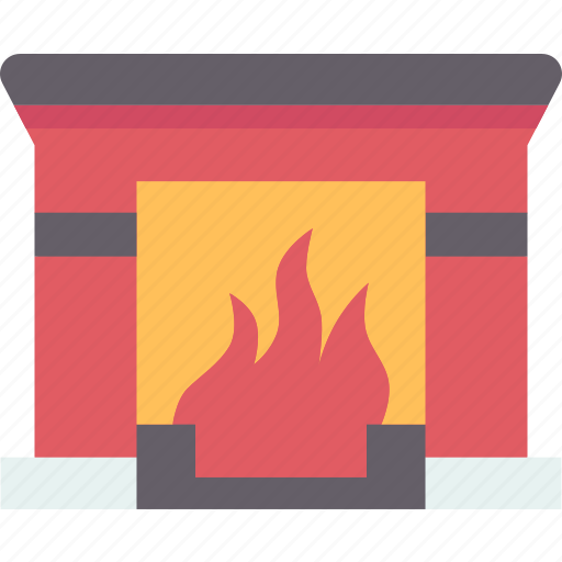 Fire, place, warmth, cozy, interior icon - Download on Iconfinder