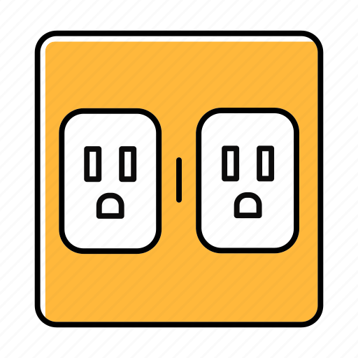 Charging, connector, electrical, equipment, outlet, power, soket icon - Download on Iconfinder