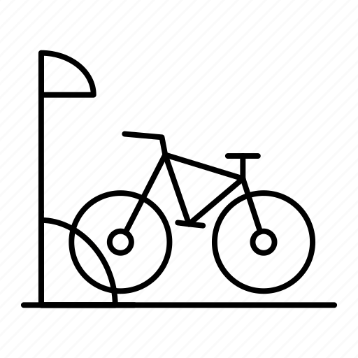 Bicycle, bike, cycle, healthy, parking, rack, storage icon - Download on Iconfinder