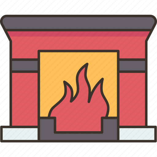 Fire, place, warmth, cozy, interior icon - Download on Iconfinder