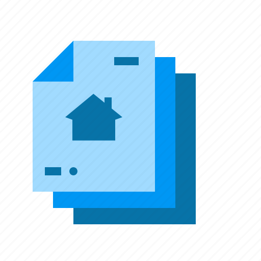 Agreement, contract, document, house, property icon - Download on Iconfinder