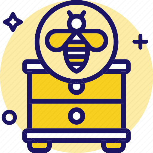 Apiary, bee, farm, hive, honeycomb icon - Download on Iconfinder