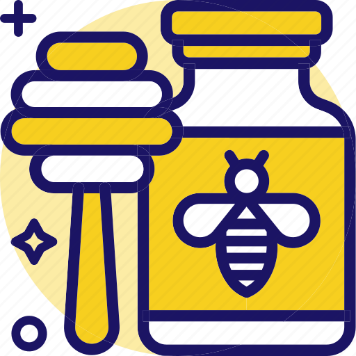 Apiary, dipper, honey, honeycomb, jam icon - Download on Iconfinder