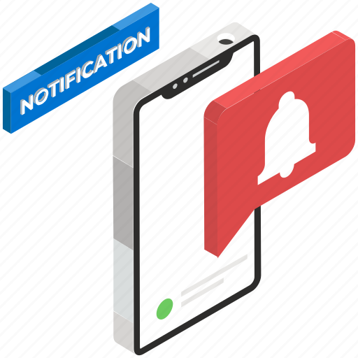 Mobile alert, mobile message, mobile notification, mobile reminder, phone notification icon - Download on Iconfinder