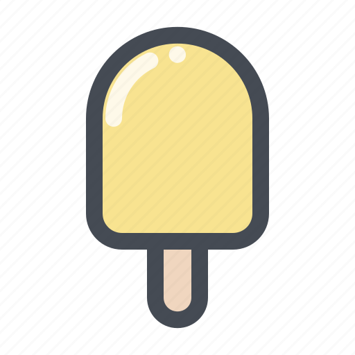 Summer, sweet, dessert, ice lolly, icecream, cold, mango flavor icon - Download on Iconfinder
