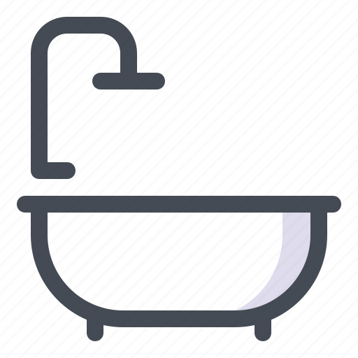 Design, house, interior, bath, bathroom, shower, bathtub icon - Download on Iconfinder